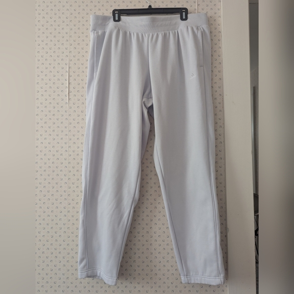 adidas Pants - Adidas 2XL White Track Pants Two Side Pockets Street wear Gym Loungewear Sports